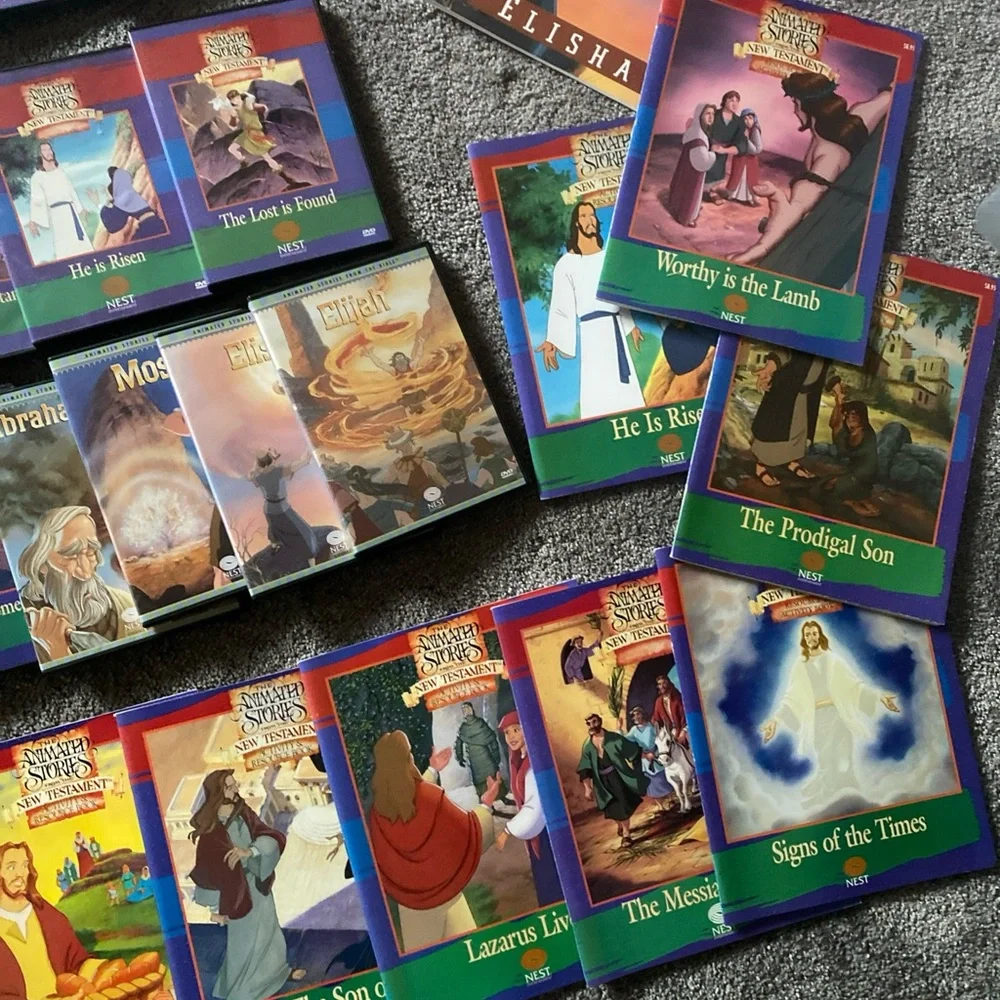 HUGE Nest Sunday School Animated Stories DVD & Reproducible Activity Book Set - Picture 5 of 16